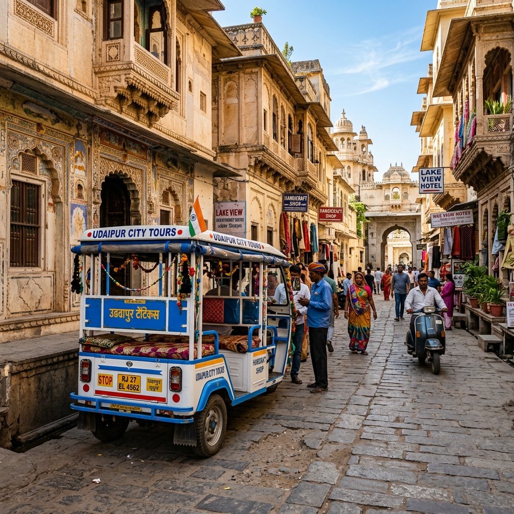Authentic Udaipur E-Rickshaw